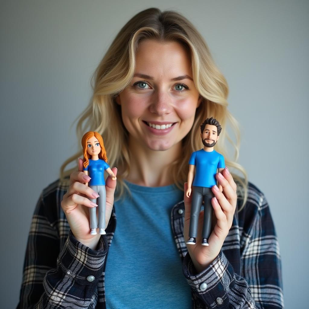 Boneco 3D gigante personalizado