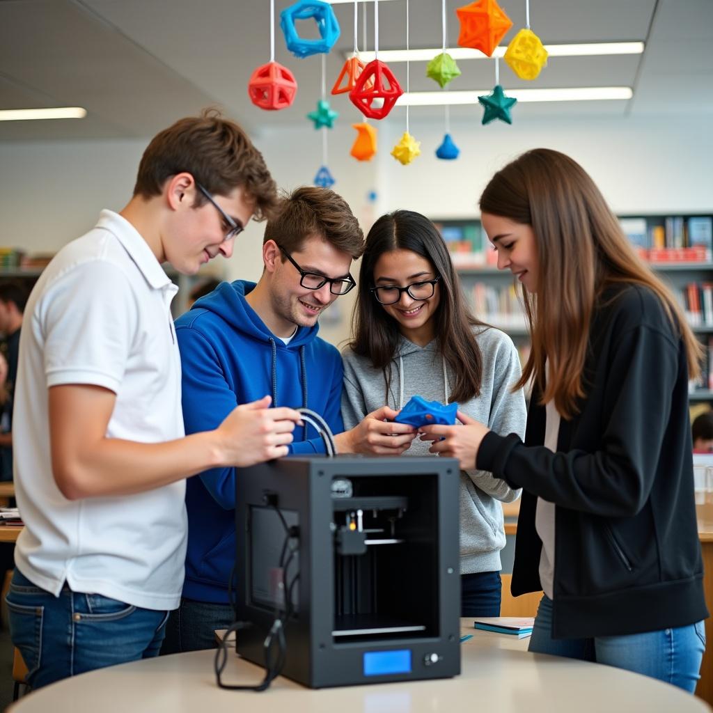 Ensino técnico e projetos tridimensionais