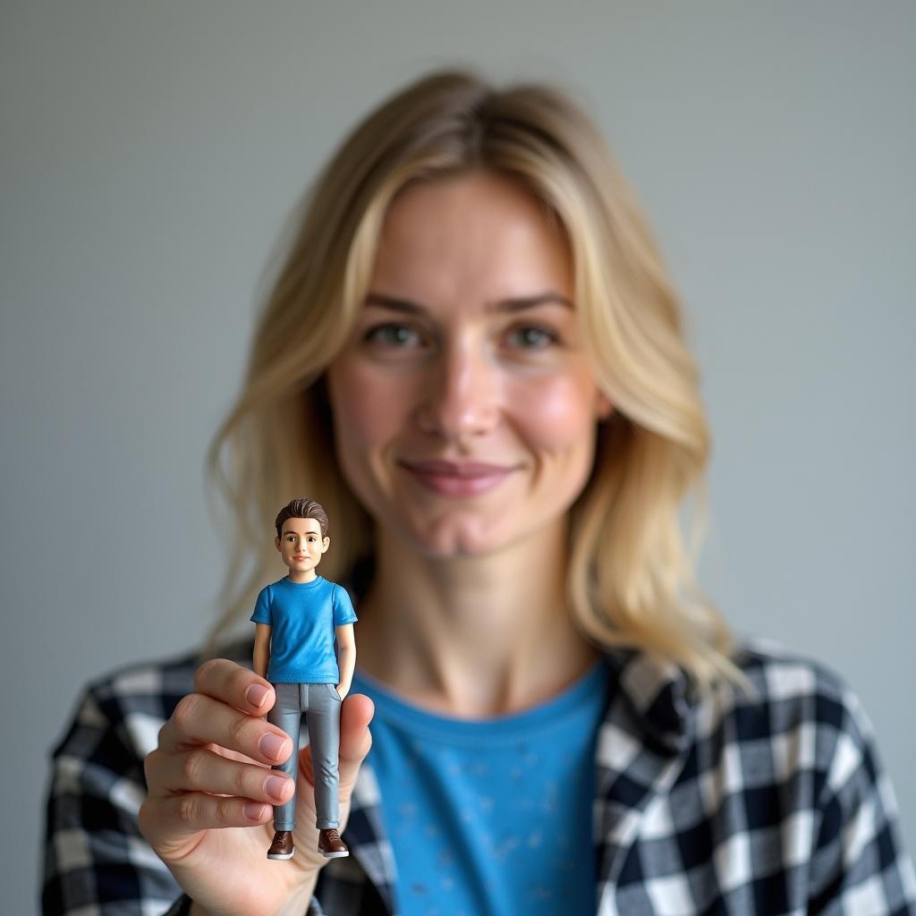 boneco 3D gigante personalizado