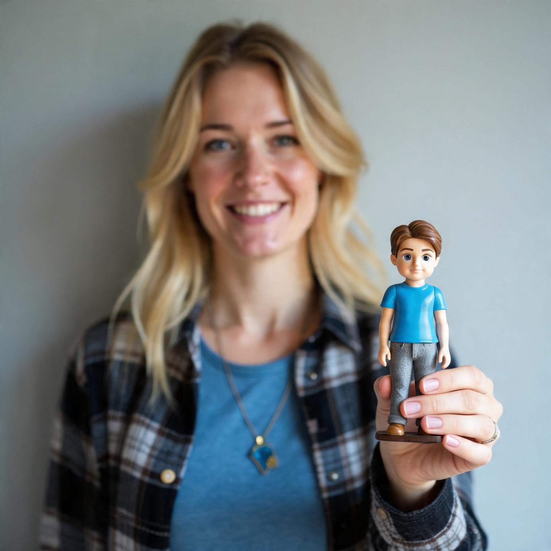 Boneco 3D gigante personalizado