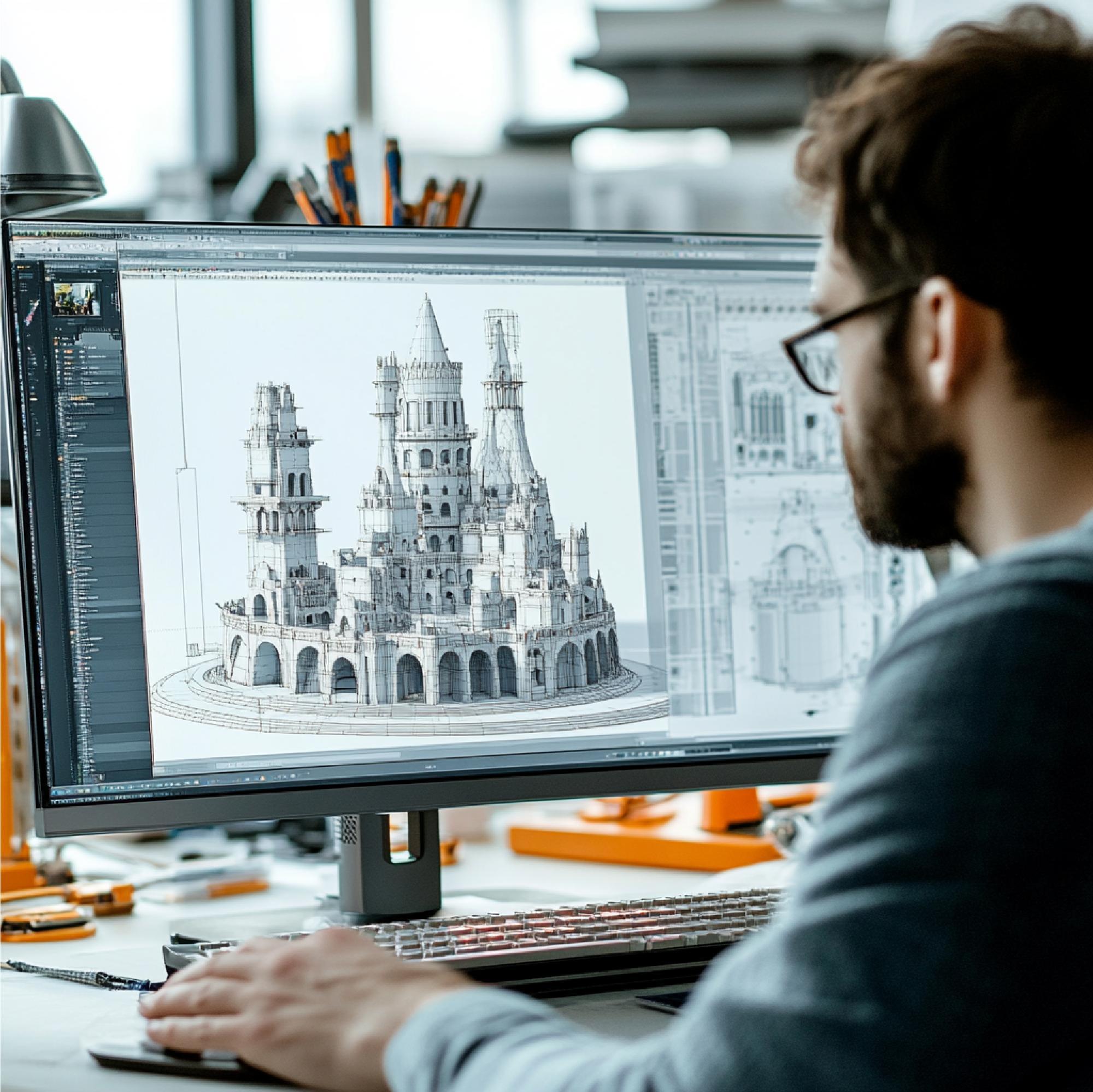 Modelagem 3D para grandes projetos